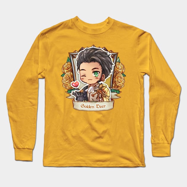 Claude of the Golden Deers! (Timeskip) Long Sleeve T-Shirt by candypiggy